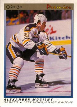 #75 Alexander Mogilny - Buffalo Sabres - 1990-91 O-Pee-Chee Premier Hockey