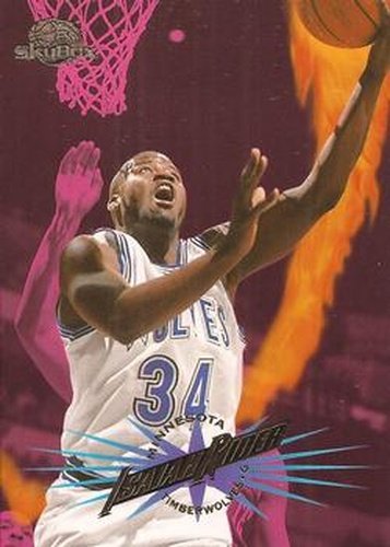 #75 Isaiah Rider - Minnesota Timberwolves - 1995-96 SkyBox Premium Basketball