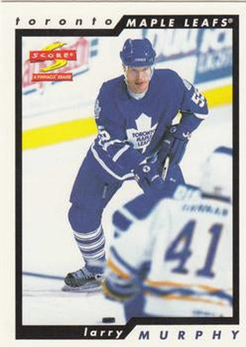 #75 Larry Murphy - Toronto Maple Leafs - 1996-97 Score Hockey
