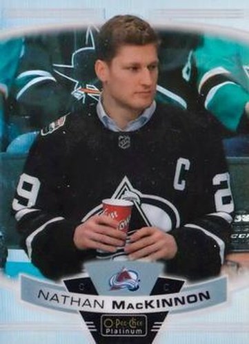 #75b Nathan MacKinnon - Colorado Avalanche - 2019-20 O-Pee-Chee Platinum Hockey