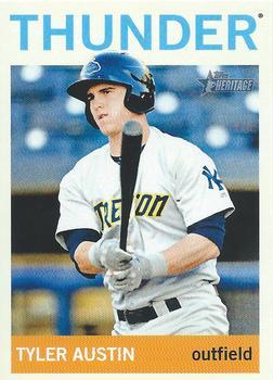 #75b Tyler Austin - Trenton Thunder - 2013 Topps Heritage Minor League Baseball