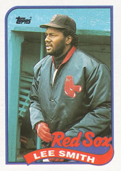#760 Lee Smith - Boston Red Sox - 1989 Topps Baseball
