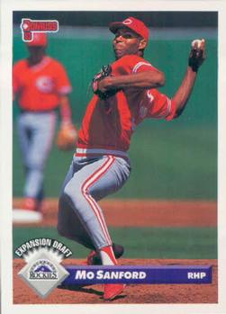 #760 Mo Sanford - Colorado Rockies - 1993 Donruss Baseball