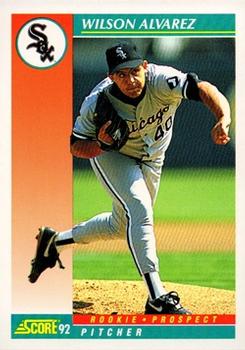 #760 Wilson Alvarez - Chicago White Sox - 1992 Score Baseball