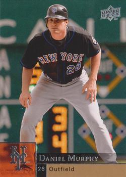 #760 Daniel Murphy - New York Mets - 2009 Upper Deck Baseball