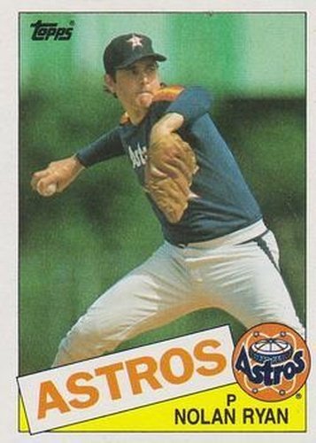 #760 Nolan Ryan - Houston Astros - 1985 Topps Baseball