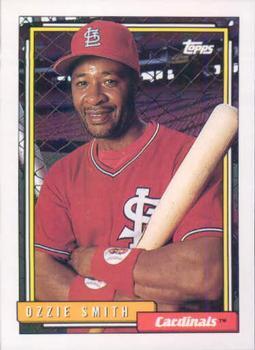 #760 Ozzie Smith - St. Louis Cardinals - 1992 Topps Baseball