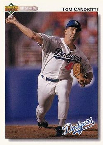 #760 Tom Candiotti - Los Angeles Dodgers - 1992 Upper Deck Baseball