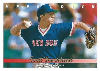 #760 Scott Bankhead - Boston Red Sox - 1993 Upper Deck Baseball