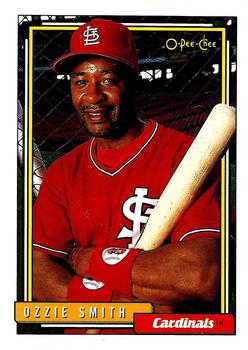 #760 Ozzie Smith - St. Louis Cardinals - 1992 O-Pee-Chee Baseball