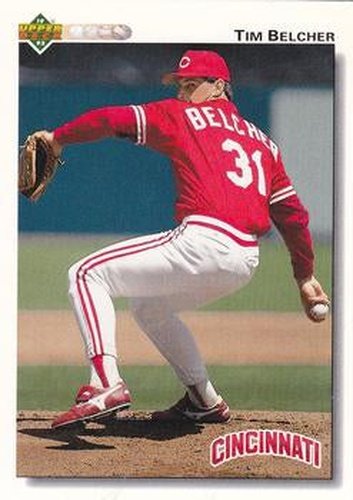 #761 Tim Belcher - Cincinnati Reds - 1992 Upper Deck Baseball