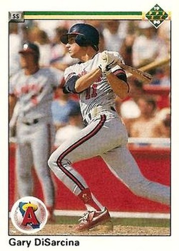 #761 Gary DiSarcina - California Angels - 1990 Upper Deck Baseball