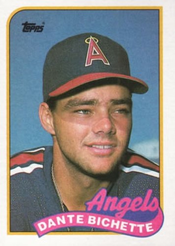 #761 Dante Bichette - California Angels - 1989 Topps Baseball