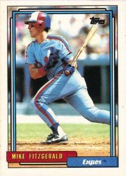#761 Mike Fitzgerald - Montreal Expos - 1992 Topps Baseball