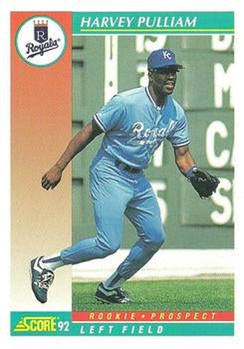 #761 Harvey Pulliam - Kansas City Royals - 1992 Score Baseball