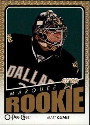 #761 Matt Climie - Dallas Stars - 2009-10 O-Pee-Chee Hockey