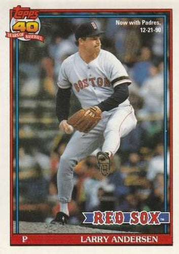 #761 Larry Andersen - San Diego Padres - 1991 O-Pee-Chee Baseball