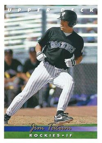 #761 Jim Tatum - Colorado Rockies - 1993 Upper Deck Baseball
