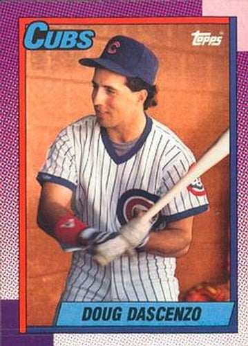 #762 Doug Dascenzo - Chicago Cubs - 1990 O-Pee-Chee Baseball