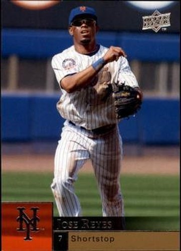#762 Jose Reyes - New York Mets - 2009 Upper Deck Baseball