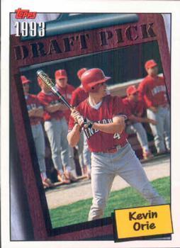 #762 Kevin Orie - Chicago Cubs - 1994 Topps Baseball