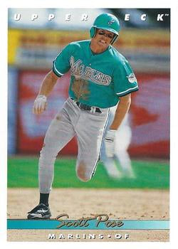 #762 Scott Pose - Florida Marlins - 1993 Upper Deck Baseball