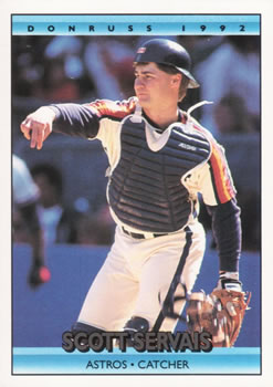 #763 Scott Servais - Houston Astros - 1992 Donruss Baseball