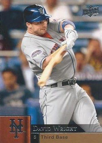#763 David Wright - New York Mets - 2009 Upper Deck Baseball