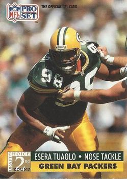 #764 Esera Tuaolo - Green Bay Packers - 1991 Pro Set Football