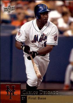 #764 Carlos Delgado - New York Mets - 2009 Upper Deck Baseball