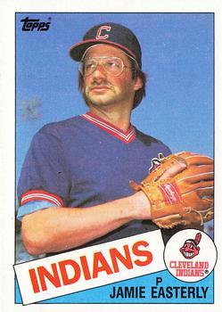 #764 Jamie Easterly - Cleveland Indians - 1985 Topps Baseball