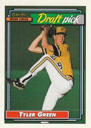 #764 Tyler Green - Philadelphia Phillies - 1992 O-Pee-Chee Baseball
