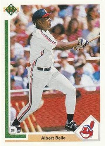 #764 Albert Belle - Cleveland Indians - 1991 Upper Deck Baseball
