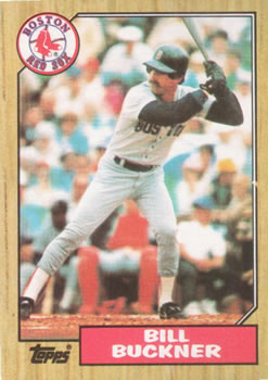 #764 Bill Buckner - Boston Red Sox - 1987 Topps Baseball