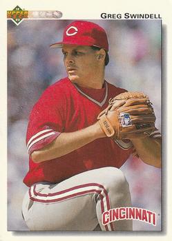 #765 Greg Swindell - Cincinnati Reds - 1992 Upper Deck Baseball