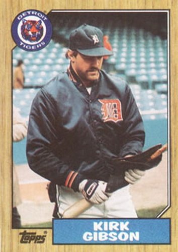 #765 Kirk Gibson - Detroit Tigers - 1987 Topps Baseball