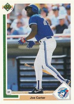 #765 Joe Carter - Toronto Blue Jays - 1991 Upper Deck Baseball