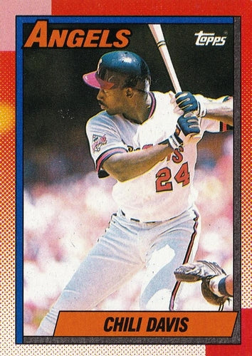 #765 Chili Davis - California Angels - 1990 Topps Baseball