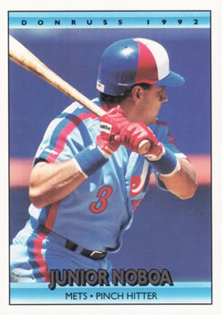 #765 Junior Noboa - New York Mets - 1992 Donruss Baseball