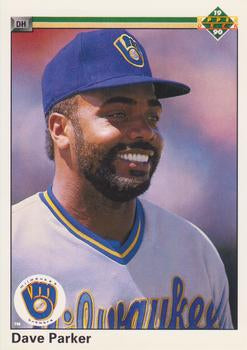 #766 Dave Parker - Milwaukee Brewers - 1990 Upper Deck Baseball