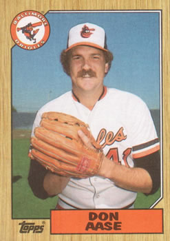 #766 Don Aase - Baltimore Orioles - 1987 Topps Baseball