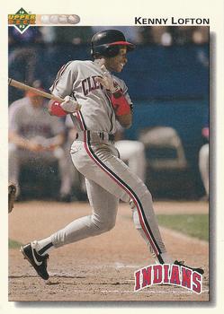 #766 Kenny Lofton - Cleveland Indians - 1992 Upper Deck Baseball
