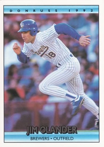 #766 Jim Olander - Milwaukee Brewers - 1992 Donruss Baseball