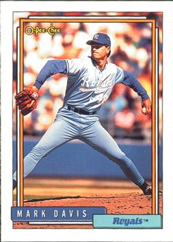 #766 Mark Davis - Kansas City Royals - 1992 O-Pee-Chee Baseball