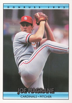 #767 Joe Magrane - St. Louis Cardinals - 1992 Donruss Baseball