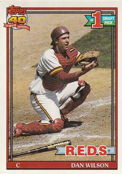 #767 Dan Wilson - Cincinnati Reds - 1991 O-Pee-Chee Baseball