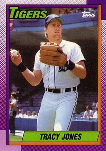 #767 Tracy Jones - Detroit Tigers - 1990 Topps Baseball