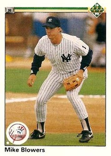 #767 Mike Blowers - New York Yankees - 1990 Upper Deck Baseball