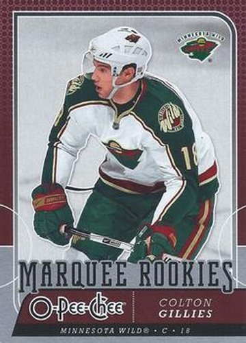 #767 Colton Gillies - Minnesota Wild - 2008-09 O-Pee-Chee Hockey
