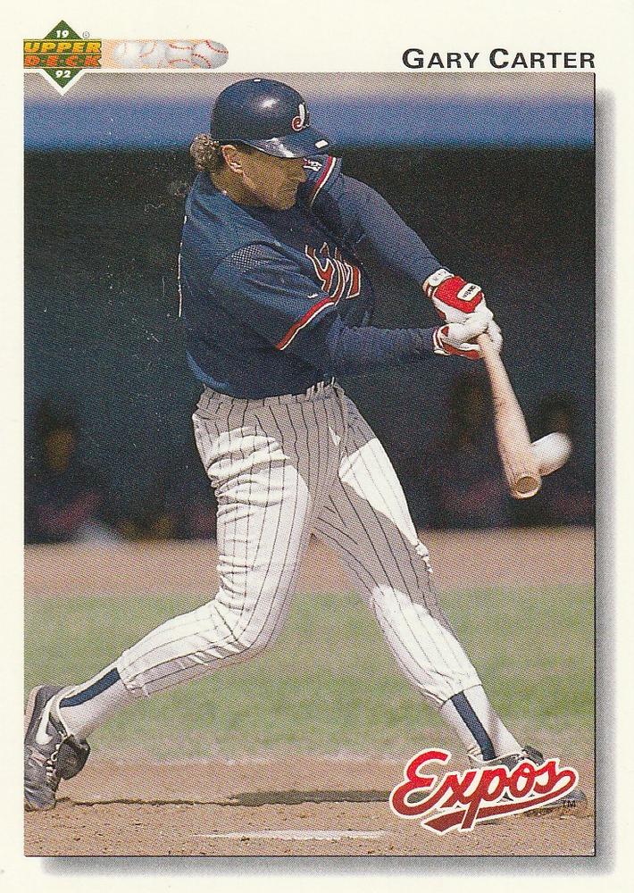 #767 Gary Carter - Montreal Expos - 1992 Upper Deck Baseball